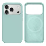 LindeCovers iPhone 17 Pro Silikonecover - MagSafe Kompatibel 17 Gemstone Green