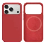 LindeCovers iPhone 17 Pro Max Silikonecover - MagSafe Kompatibel 25 Camellia Red