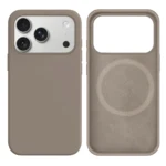 LindeCovers iPhone 17 Pro Max Silikonecover - MagSafe Kompatibel 23 Pebble