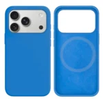 LindeCovers iPhone 17 Pro Max Silikonecover - MagSafe Kompatibel 3 Deep Lake Blue