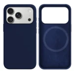 LindeCovers iPhone 17 Pro Max Silikonecover - MagSafe Kompatibel 63 Navy Blue