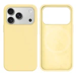LindeCovers iPhone 17 Pro Max Silikonecover - MagSafe Kompatibel 51 Milk Yellow