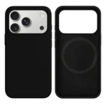 LindeCovers iPhone 17 Pro Max Silikonecover - MagSafe Kompatibel 18 Black