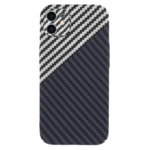 LindeCovers iPhone 11 Carbon Cover 02 White/Black