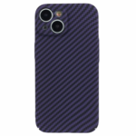 LindeCovers iPhone 13 Carbon Cover 05 Dark Purple