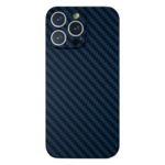 LindeCovers iPhone 14 Pro Carbon Cover 04 Dark Blue