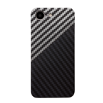 LindeCovers iPhone 16e Carbon Cover 02 White/Black