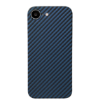LindeCovers iPhone 16e Carbon Cover 04 Dark Blue