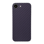 LindeCovers iPhone 16e Carbon Cover 05 Dark Purple