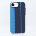LindeCovers iPhone 16e Carbon Cover - MagSafe Kompatibel 03 Blue/Black LindeCovers iPhone 16e Carbon Cover - MagSafe Kompatibel 03 Blue/Black