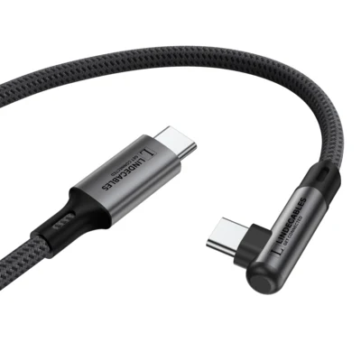 LindeCables USB-C 3.0 60W Premium kabel 90° - 2 m