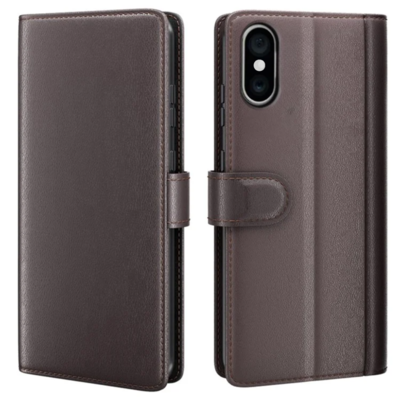 LindeCovers iPhone X – Ægte Læder Flip Cover m. Flap