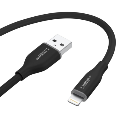 LindeCables USB-A 2.0 til Lightning Silikonekabel 12W - 1.2 m