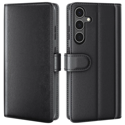 LindeCovers Samsung Galaxy A14 – Ægte Læder Flip Cover m. Flap